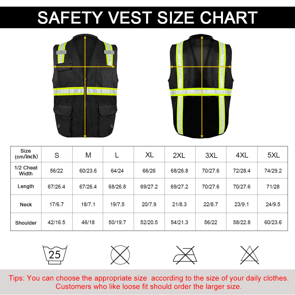 Reflective safety vest 0504071