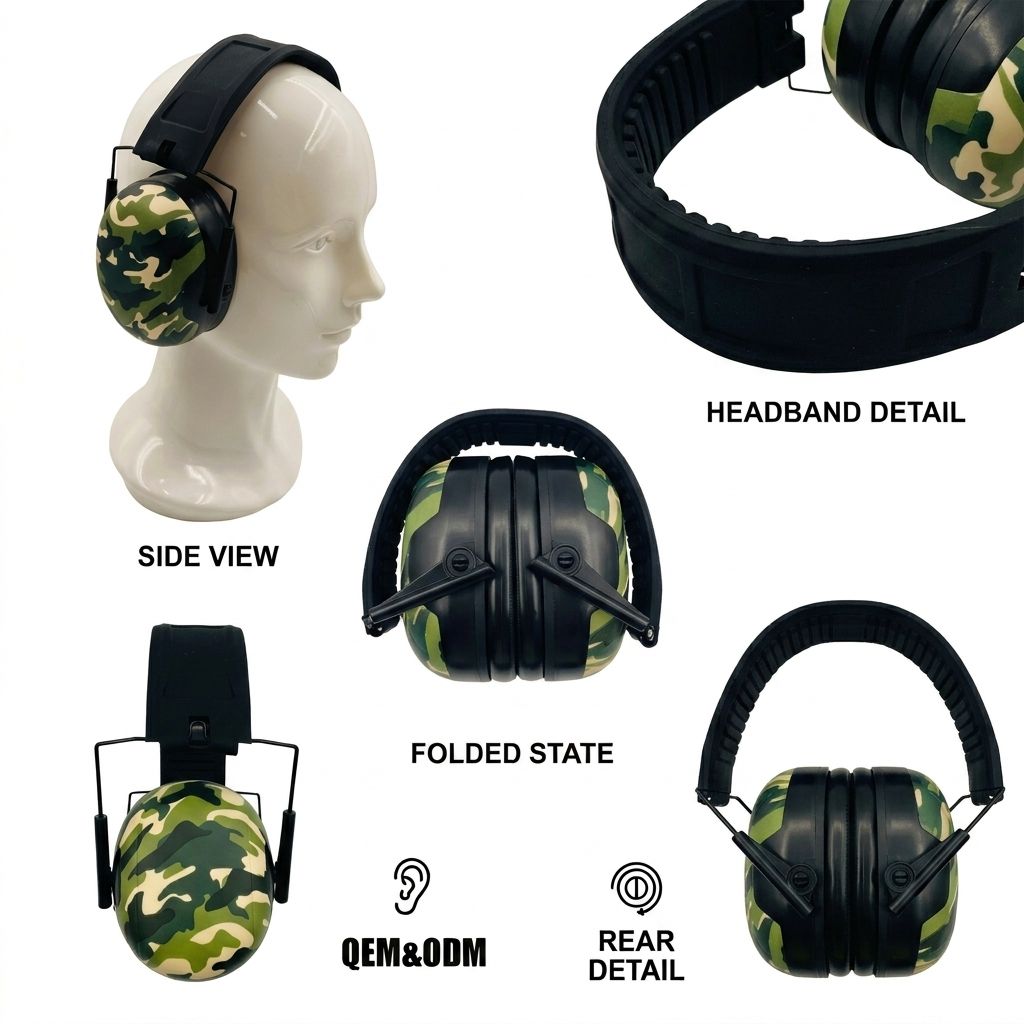 Folding soundproof ear cups 0405002