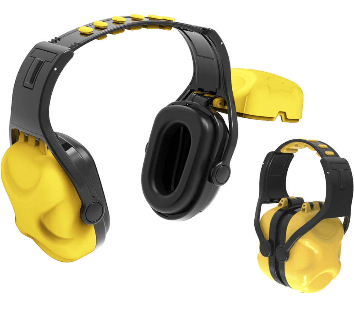 Folding soundproof ear cups 0405010