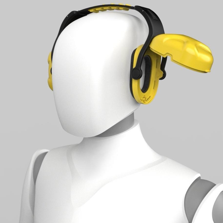 Folding soundproof ear cups 0405010