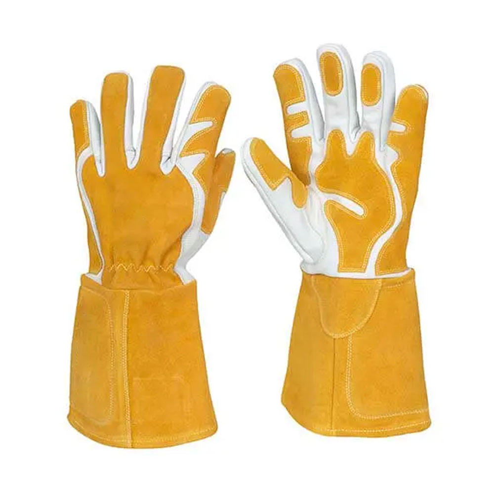 Welded leather gloves 0606011