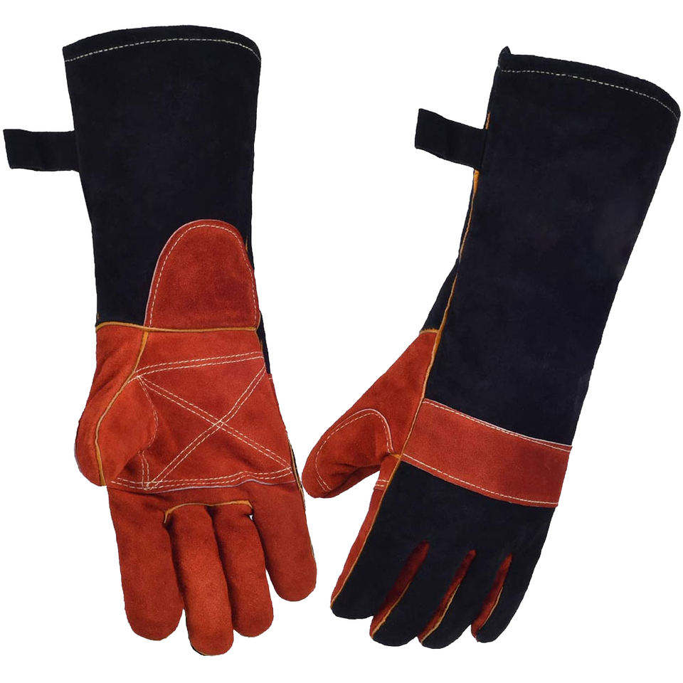 Welded leather gloves 0606014