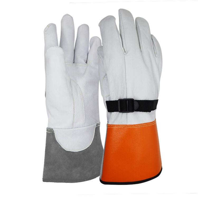 Welded leather gloves 0606016