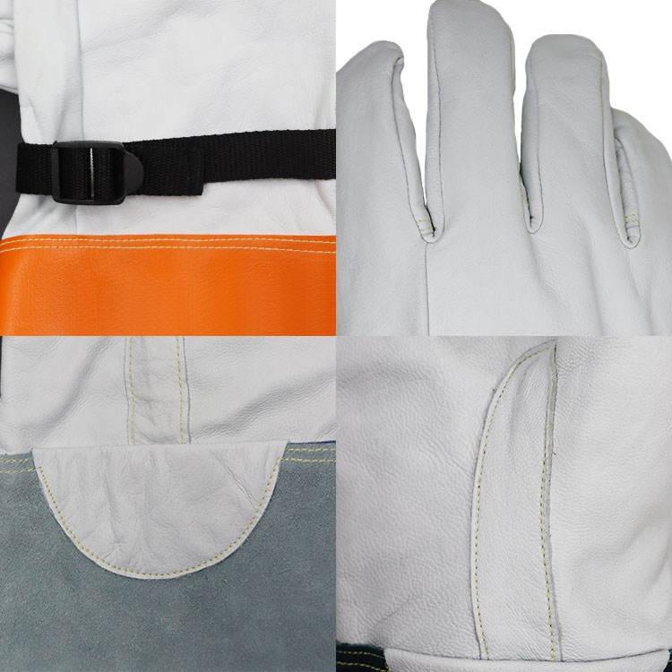 Welded leather gloves 0606016