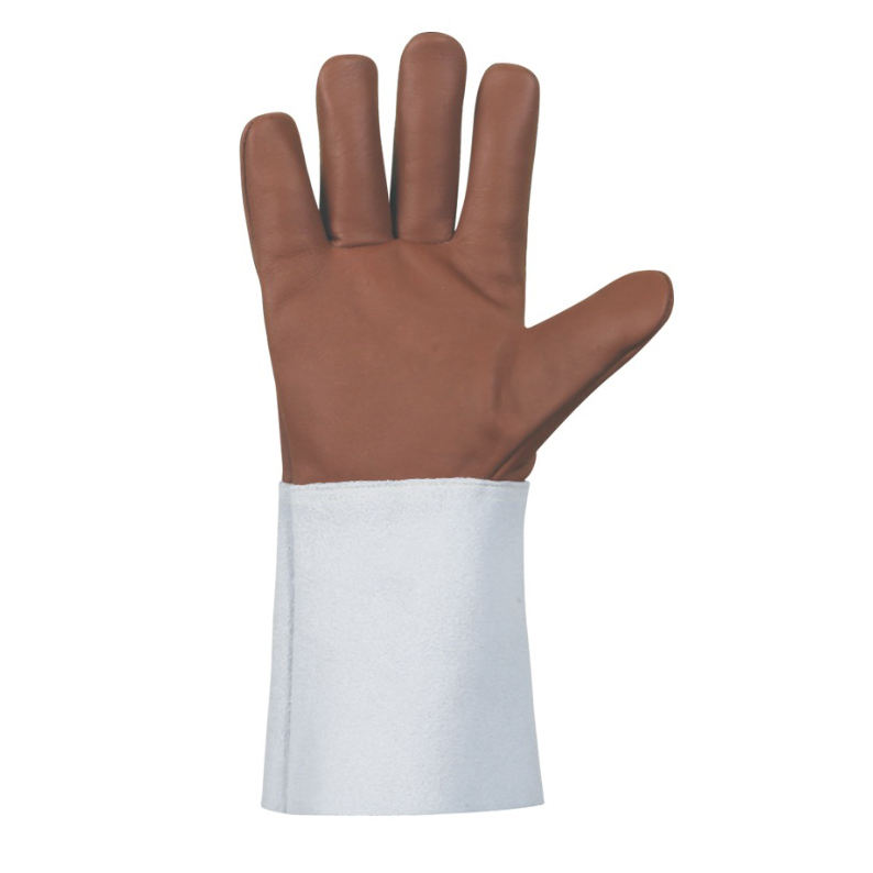Welded leather gloves 0606017