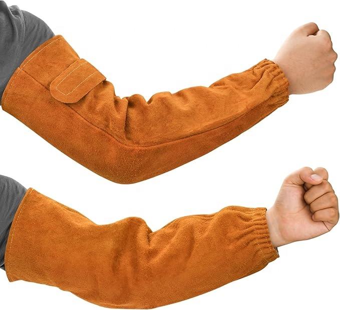Welded leather gloves 0606018
