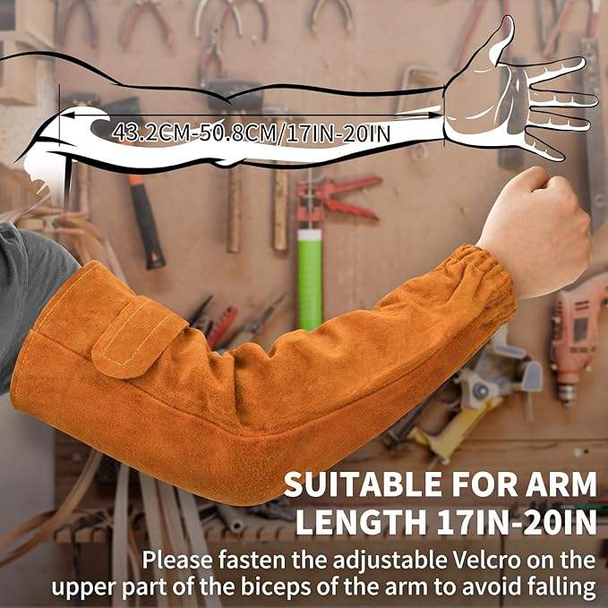 Welded leather gloves 0606018