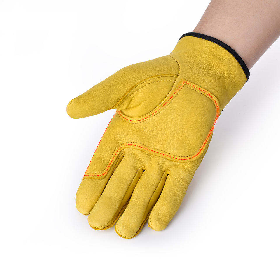 Welded leather gloves 0606019