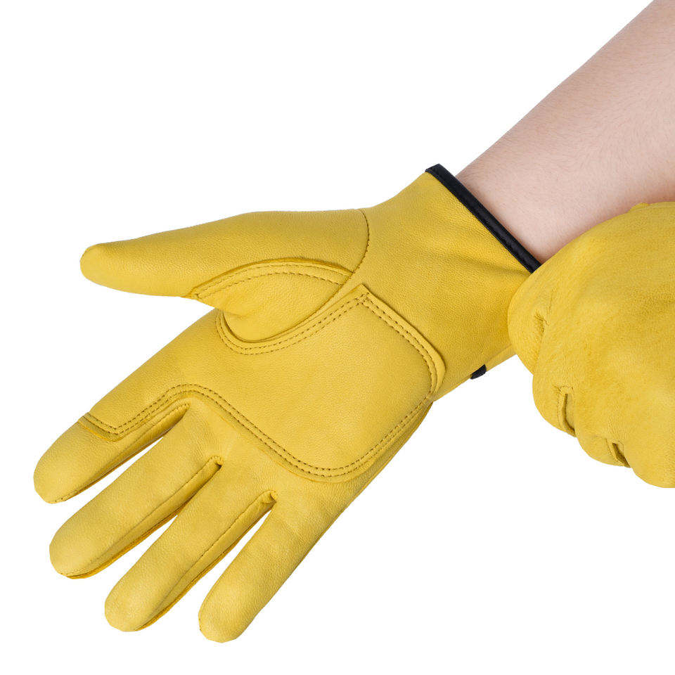 Welded leather gloves 0606019