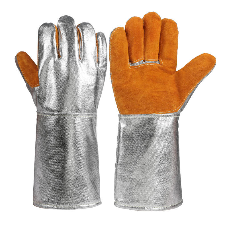 Welded leather gloves 0606023