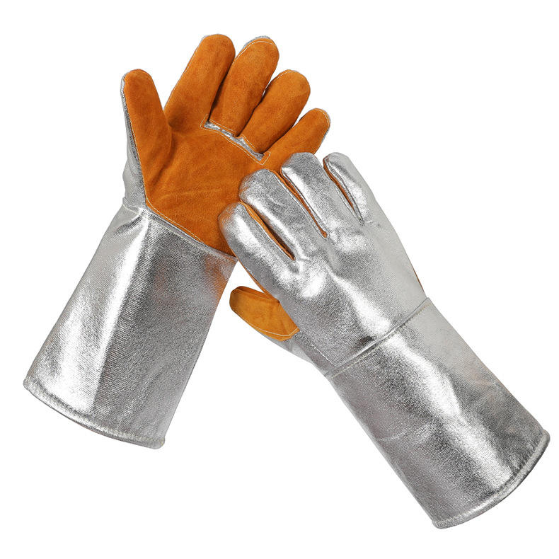 Welded leather gloves 0606023